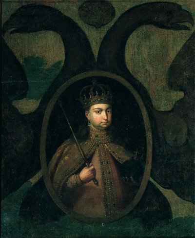 Tsarevna Sophia Alexeevna, (1657-1704) 1680s by Russian School